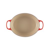 Cocotte ovale en fonte Cerise 35 cm - Visuel 1